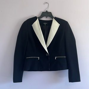 Size 8 Nine West Black and White Suit Jacket